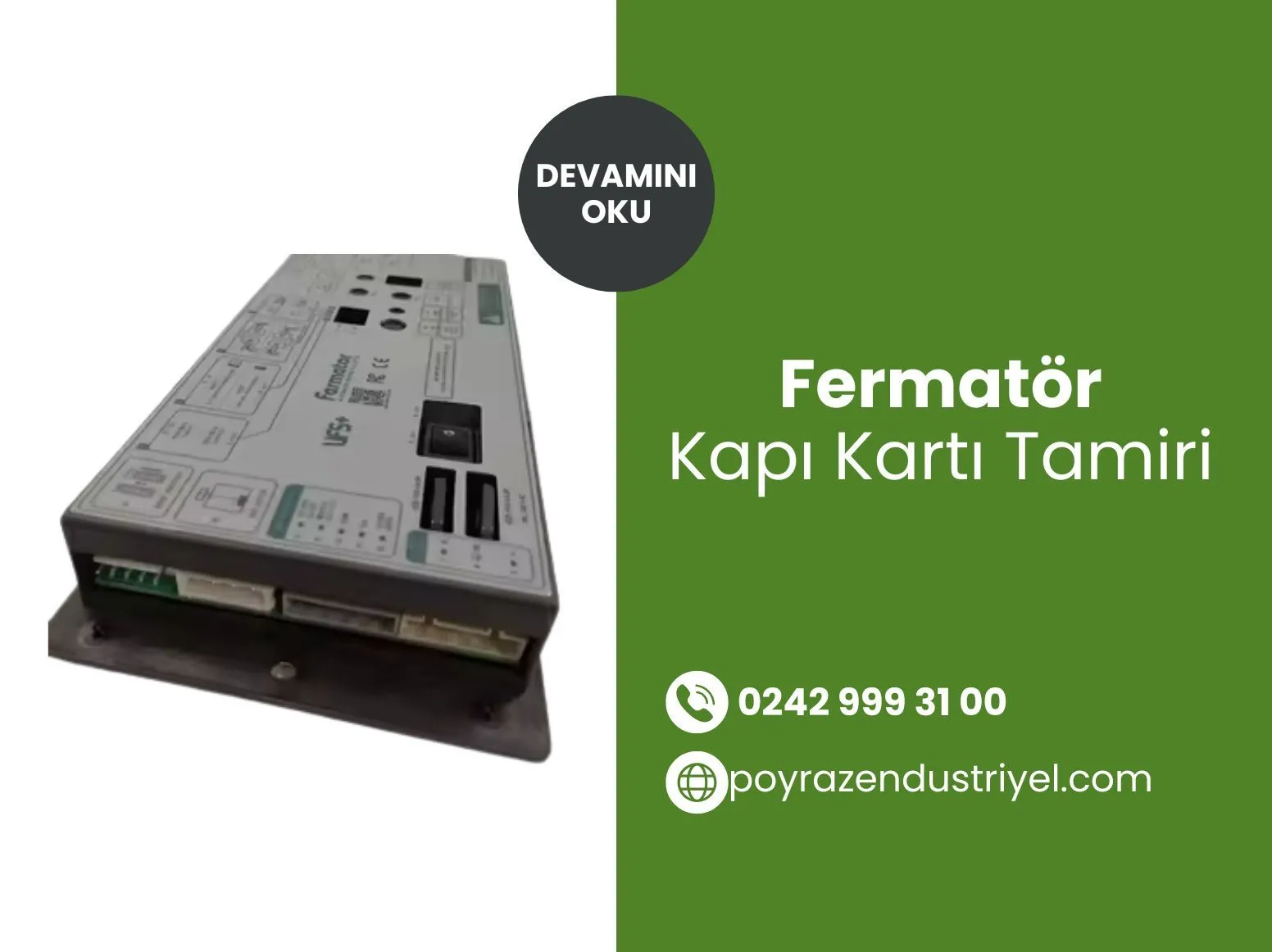 Fermatör Kapı Kartı Tamiri